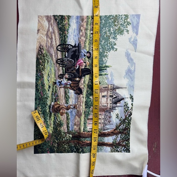 M'Lady's Chateau finished Lebron And Dimensions Vintage Counted Cross Stitch ‘95 - Picture 5 of 7